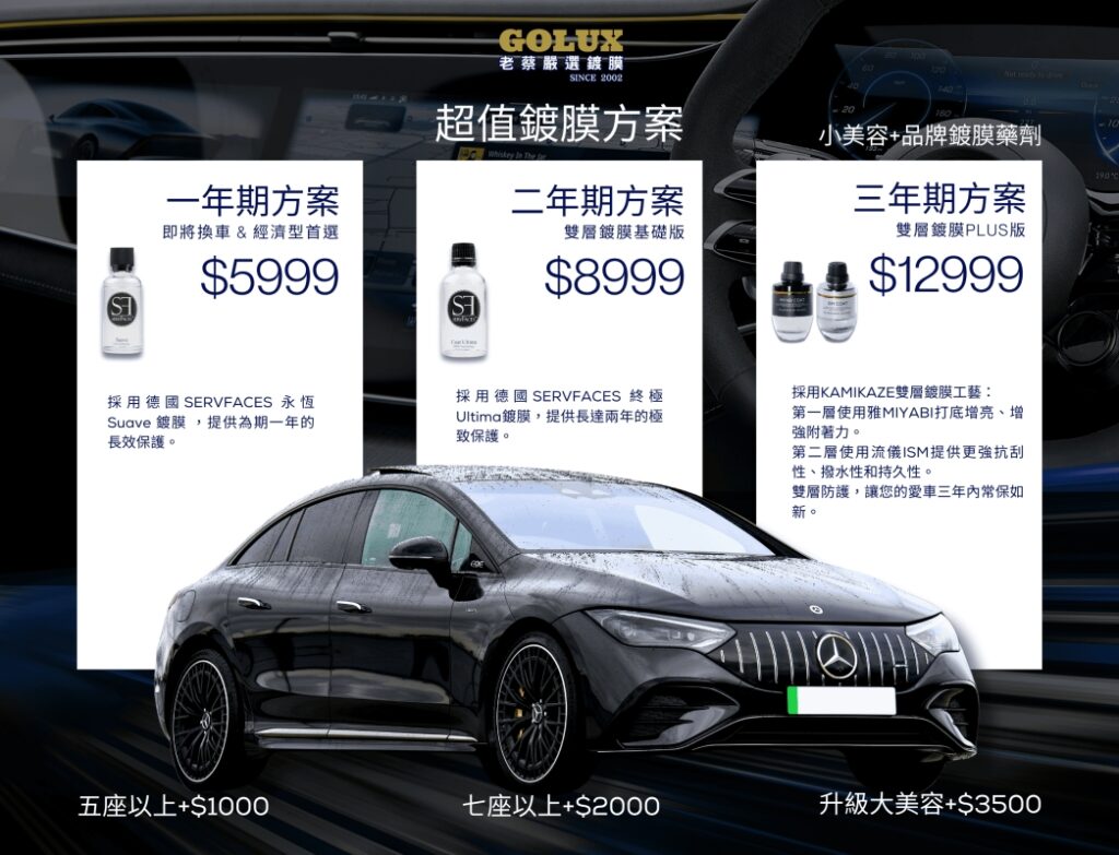 挑選愛車最佳鍍膜方案：重返榮耀、超值鍍膜或藝匠神風？-3