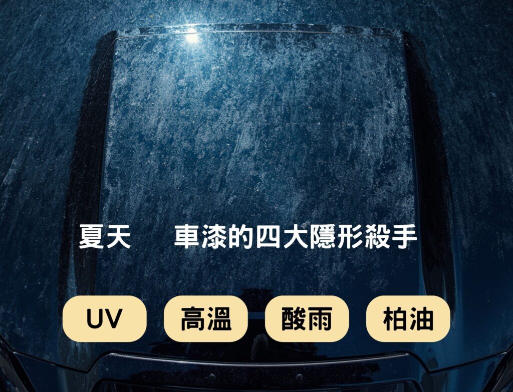 夏天烈日 UV 正在「曬壞」你的車漆？為什麼夏天最該做汽車鍍膜-1